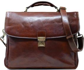 img 4 attached to Floto 0407 Firenze Laptop Briefcase Laptop Accessories for Bags, Cases & Sleeves