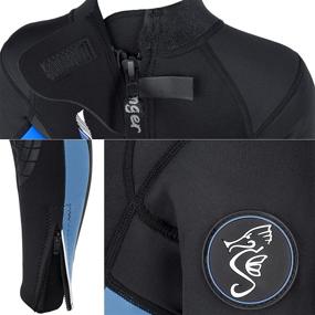 img 1 attached to 🌊 Seavenger Scout 3mm Neoprene Child Wetsuit: The Ultimate Protective Gear for Young Water Enthusiasts