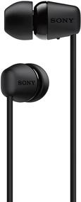 img 3 attached to 🎧 Sony WI-C200 Wireless in-Ear Headset/Headphones with Mic for Phone Calls - Black (WIC200/B)