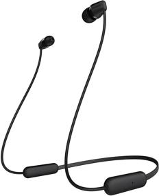 img 4 attached to 🎧 Беспроводная внутриканальная гарнитура/наушники Sony WI-C200 с микрофоном для телефонных звонков - черные (WIC200/B)