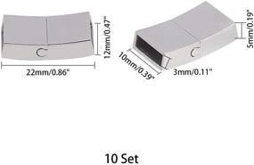 img 3 attached to UNICRAFTABLE Rectangle Stainless Mechanism 22X11X5Mm