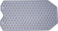 🛁 the superior refinished bathtub mat - non-slip bath mat, specifically for textured and refinished bathtubs, crafted from durable rubber instead of inferior plastic, ideal for children and seniors (grey) logo