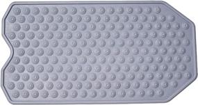 img 4 attached to 🛁 The Superior Refinished Bathtub Mat - Non-Slip Bath Mat, Specifically for Textured and Refinished Bathtubs, Crafted from Durable Rubber instead of Inferior Plastic, Ideal for Children and Seniors (Grey)