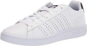 img 4 attached to K Swiss Mens Sneaker White Black Men's Shoes