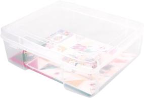 img 1 attached to We R Memory Keepers Storage Bins: Large Craft and Photo Case - 11 x 15 Storage & Decor