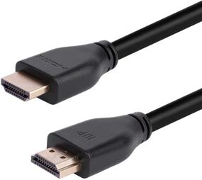 img 4 attached to 🔌 Monoprice 8K Certified Ultra High Speed HDMI 2.1 Cable - 15 ft - Black. 48Gbps, Compatible with PS5, Xbox Series X/S