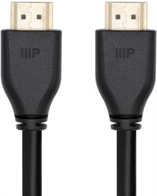 img 3 attached to 🔌 Monoprice 8K Certified Ultra High Speed HDMI 2.1 Cable - 15 ft - Black. 48Gbps, Compatible with PS5, Xbox Series X/S