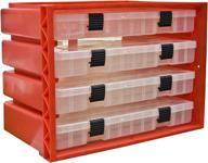 plano molding 974 stowaway organizer rack,red - efficient storage solution for easy organization logo