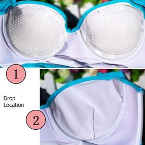 img 1 attached to Breathable Perforated Silicone Enhancers Swimsuits