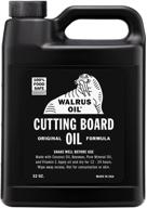 🔪 walrus oil - food-safe cutting board and wood butcher block oil, 32 oz jug logo