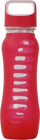 img 2 attached to EcoVessel SURF Sport Glass Water Bottle - 22 Ounces with Silicone Sleeve, Loop Top for added Protection