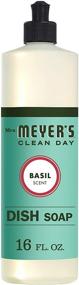 img 4 attached to 🌿 Mrs. Meyer's Clean Day Liquid Dish Soap: Cruelty Free, Non-Toxic, Basil Scent - 16 oz, Pack of 6 - Shop Now!