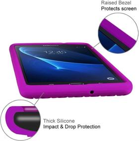 img 1 attached to Fintie Silicone Case For Samsung Galaxy Tab A 7
