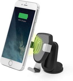 img 1 attached to 🔌 Bracketron BT2-952-2 Gravity PwrUp 10W Qi Certified Fast Wireless Charging Mount