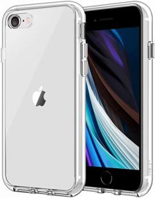 img 4 attached to 📱 JETech Case for iPhone SE 2020 2nd Gen, iPhone 8 & 7 - Shockproof Bumper, Anti-Scratch, Clear Back