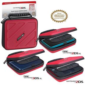 img 4 attached to 🎮 Premium Hard Shell Case for Nintendo 3DS, 3DS XL, 2DS, 2DS XL, New 3DS, 3DSi, 3DSi XL - Officially Licensed with Game Card Pouch