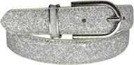 gold buckle sequin studded women's leather belts for jeans by ami veil logo