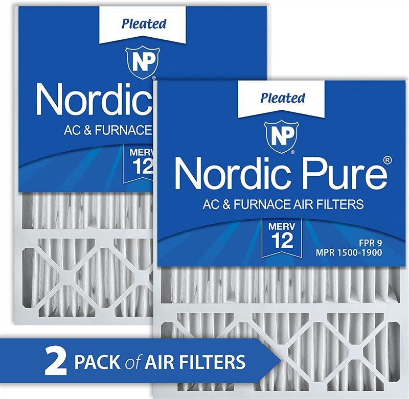 nordic pure 20x25x5 replacement pleated 로고