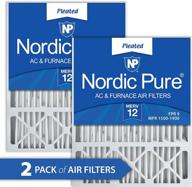 🏷️ nordic pure 20x25x5 pleated replacement filter logo