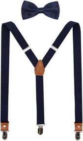 img 4 attached to Suspenders Pre Tied Bowtie JAIFEI Casual Men's Accessories for Ties, Cummerbunds & Pocket Squares