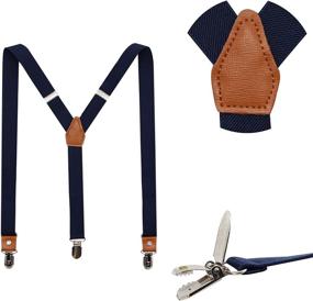 img 3 attached to Suspenders Pre Tied Bowtie JAIFEI Casual Men's Accessories for Ties, Cummerbunds & Pocket Squares