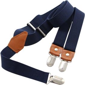 img 2 attached to Suspenders Pre Tied Bowtie JAIFEI Casual Men's Accessories for Ties, Cummerbunds & Pocket Squares