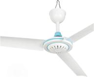 🔋 efficient 12v portable ceiling fan for camping - battery powered, solar compatible with silent design and energy-saving switch logo