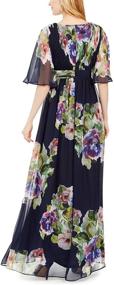 img 3 attached to 👗 Adrianna Papell Printed Chiffon Ballgown for Women