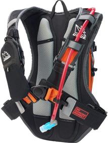 img 3 attached to 🎒 USWE Airborne 9L Hydration Pack Orange/Grey: Stay Hydrated On-the-Go with this One-Size-Fits-All Solution