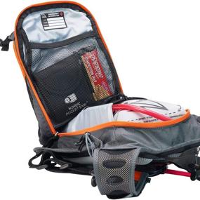 img 1 attached to 🎒 USWE Airborne 9L Hydration Pack Orange/Grey: Stay Hydrated On-the-Go with this One-Size-Fits-All Solution