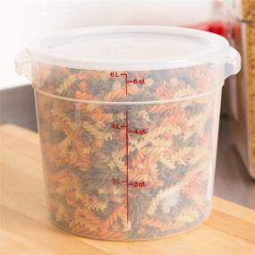 img 4 attached to Cambro RFS6PP190 Camwear 6 Quart Container