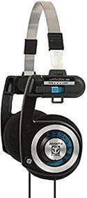 img 4 attached to 🎧 Koss Porta Pro On-Ear Headphones: Stylish Black/Silver Design with Convenient Case