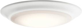 img 1 attached to 💡 Efficient and Stylish: Kichler 43846WHLED27 LED Flush Mount for Modern Spaces