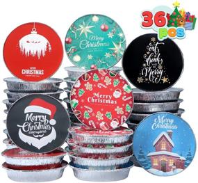 img 4 attached to JOYIN Christmas Containers Disposable Leftovers