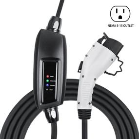 img 4 attached to ⚡ Lectron 110V 16A Level 1 EV Charger | 21ft Extension Cord J1772 Cable & Nema 5-15 Plug