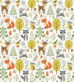 img 1 attached to 🦊 Ambesonne Animals Duvet Cover Set: Woodland Forest Creatures in Orange Brown - Queen Size