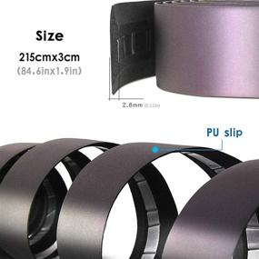 img 3 attached to 🚴 Maizad Reflective Bicycle Handlebar Tapes - Non-Slip Grip, Color Changing Mountain Bike Tape with Bar Plugs - Soft Touch, Waterproof and Wear Resistant