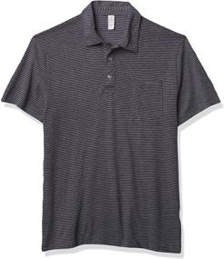 img 3 attached to Alternative Mens EveryMan Polo Grey Men's Clothing