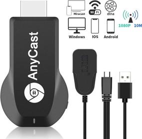 img 3 attached to 📺 Tsemy Anycast HDMI WiFi Display Adapter: 1080P Wireless Mobile Screen Mirroring Receiver Dongle for TV/Projector, Support Android, Mac, iOS, Windows