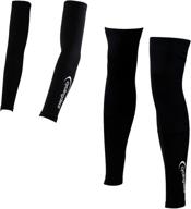 🚴 cycling bicycle bike running golf arm & leg thermal warmers sleeves cover - ideal for men's and women's логотип