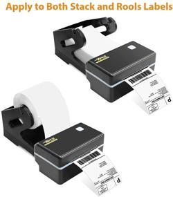 img 1 attached to XPLZ High-Speed USB Shipping Label Printer 4x6 inch - Ideal for USPS, Amazon, eBay, Shopify, Etsy, Shipstation, DHL, UPS, and More - Direct Desktop Thermal Printer in Black