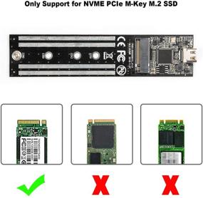 img 3 attached to J&D NVME SSD to USB C Gen 2 Enclosure: Convert M.2 NVME SSD to USB 3.1 Type C with Samsung 960/970 EVO/PRO & WD Black Support