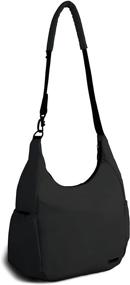 img 4 attached to 👜 Pacsafe Citysafe 400 GII Hobo Travel Bag (Black, Large): The Perfect Companion for Safe and Stylish Adventures