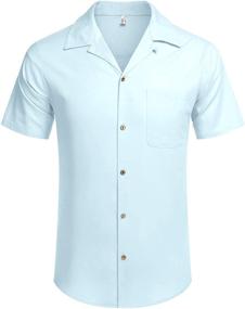 img 3 attached to COOFANDY Casual Button Sleeve Shirts: Stylish and Versatile Wardrobe Essential