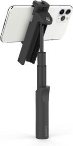 img 4 attached to 📱 Adonit 7-in-1 V-Grip: Multi-Angled Stand, Selfie Stick, Bluetooth Remote, Cold Shoe Mount, Stabilizer for iPhone 11 Pro XS Max, Android, Samsung