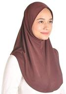 🧕 silk story al amira hijab - practical one-piece instant head scarf in cotton jersey (m size) logo