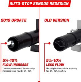 img 2 attached to 🔋 Heavy Gas Can & Battery Powered Fuel Transfer Pump - Non-Spill Auto-Stop Nozzle & Flexible Intake Hose