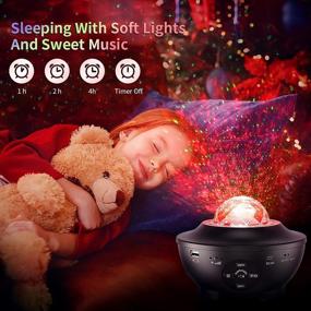 img 1 attached to 🌌 LOBKIN Smart WiFi Galaxy Projector Night Light - Bluetooth Music Player, Remote Control, Timer - Alexa Compatible - Amazing Gift for Kids & Adults - Bedroom/Party/Home Decor (Black)