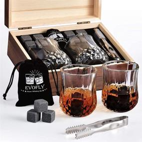 img 3 attached to 🎁 Unique Whiskey Stones Gift Set with Glasses - Perfect Gifts for Men and Women, Dad, Husband, Him - Ideal for Anniversaries, Birthdays, Weddings, Housewarmings - Enhance Your Liquor Experience with Cool Rocks - Bourbon and Scotch Lover's Delight!