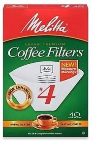 img 2 attached to ☕ Melitta Cone Coffee Filters - Pack of 3 with 40 Filters